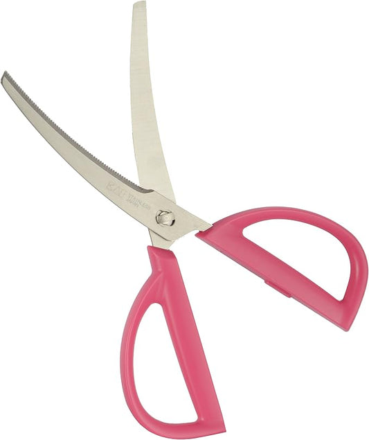 Kai Corporation DH2054 Kai House Select Kitchen Scissors, Disassembly, Curved with Case, Pink