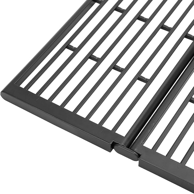 MAVIS LAVEN Foldable Over Sink Dish Drying Rack – Adjustable Non-Slip Dish Rack for Cups, Bowls, Fruits & Vegetables, Silicone-Edged Kitchen Drying Rack