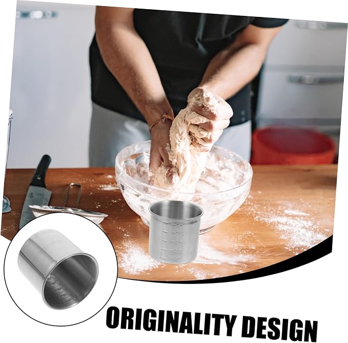 Healifty 4pcs Multipurpose Measuring Cup with Graduations Convenient Kitchen Tool for Precise Food Measurement and Organization