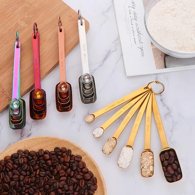 Rainbow Garlic Press Bottler Wine Opener Measuring Spoons Lemon Squeezer Vegetable Peeler Apple Cutter Kitchen Tongs Hot Plate Gripper Ice Tongs Kitchen Accessories Tools Set, Dish Washer Safe