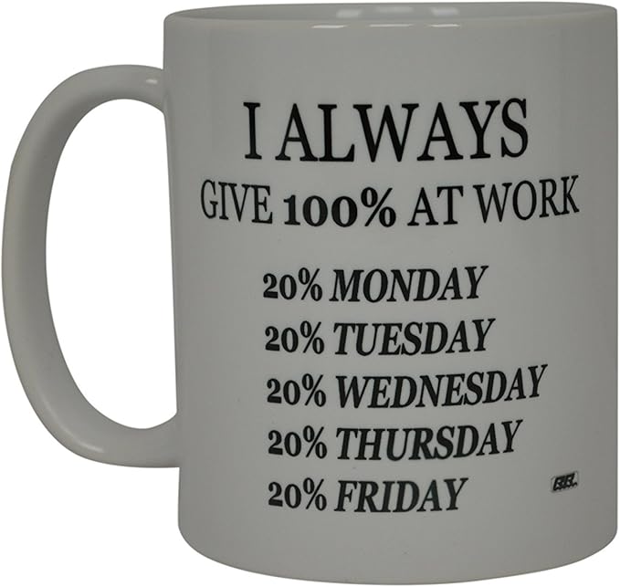 Rogue River Tactical Funny Coffee Mug Gift Set Work Office Novelty Cup Great Gift Idea For Employee Boss Coworker