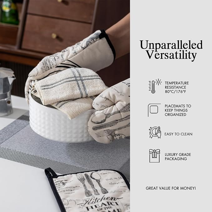 Placemats Set of 4 - Easy Clean Woven Vinyl Placemats for Dining Table, Indoor/Outdoor Place Mats, Washable PVC Table Mats （Silver Cube）
