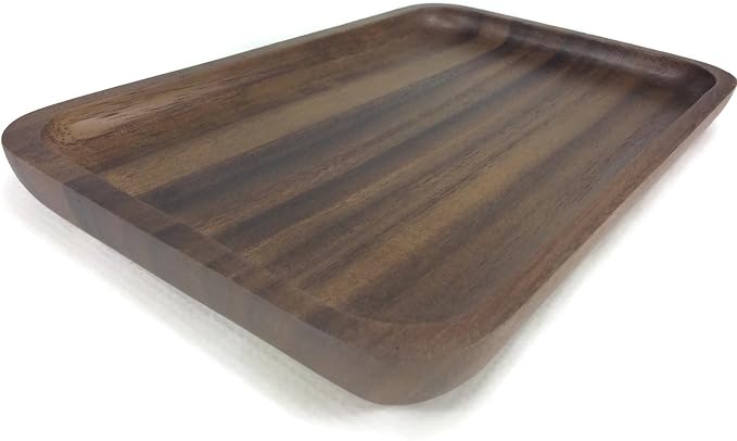 6 x 9 Inch Food Tray Wooden Utensil Raintree Wood Serving Tray Serving Bowl Restaurant Wooden Handcraft Serving