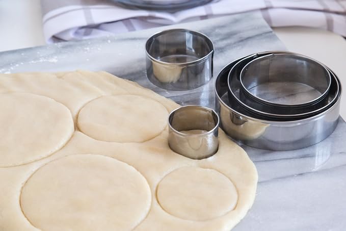 Fox Run - 3681 Fox Run, 1 x 4 x 4 inches, Circle Cookie Cutter Set