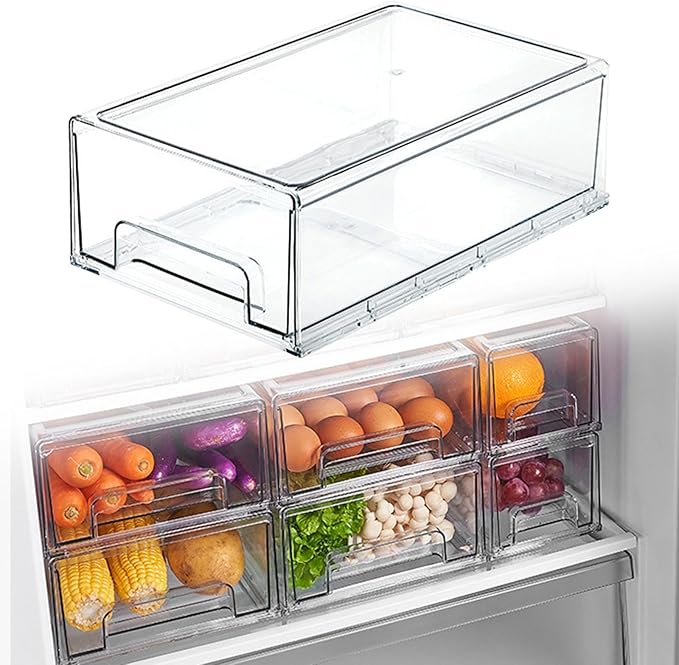 Fresh Food Storage Solution for Refrigerator - Keep Your Produce Organized, Large