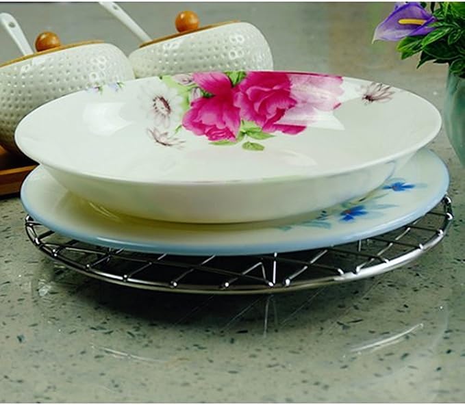 Durable Stainless Steel Round Baking Barbecue Rack Multi-Purpose Wire Food Steamer/Cooking/Baking/Steaming Rack/Stand(with legs)