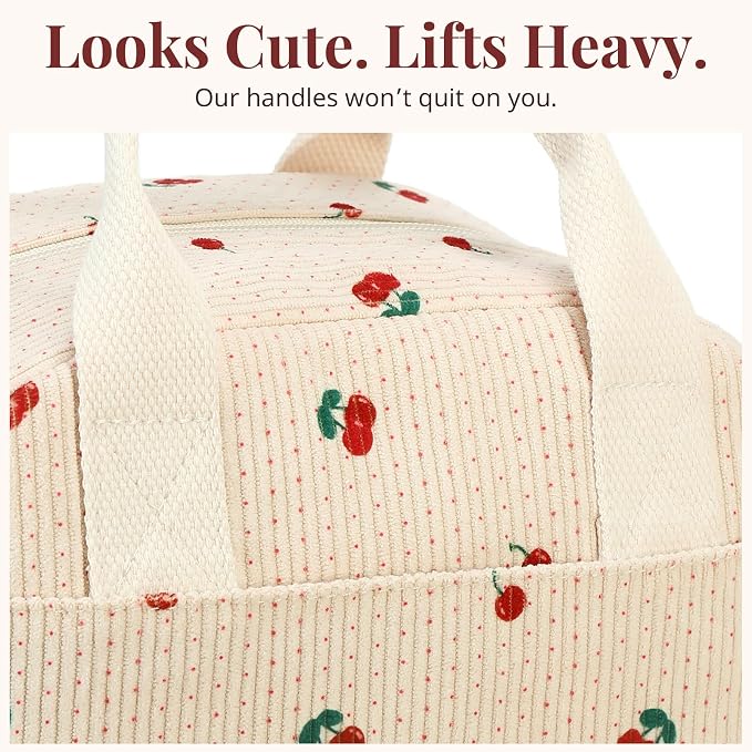 LOVELYWIND Lunch Box for Women Cute Lunch Bags for Women Lunch Tote Bags Reusable Insulated Lunch Box Large Capacity Reusable Insulated Cooler for Work or Travel Gifts or Beach