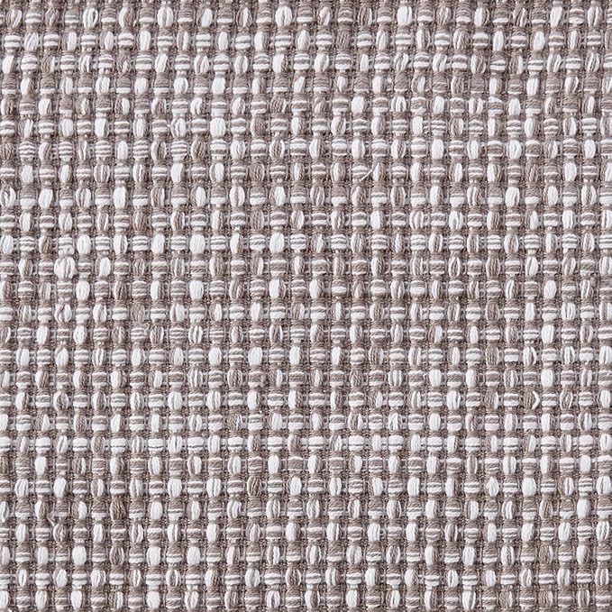 Sweet Home Collection 100% Cotton Placemats for Dining Room Rectangle Two Tone Woven Fabric 13" x 19" Soft Durable Table Mat Set, Set of 4, Gray