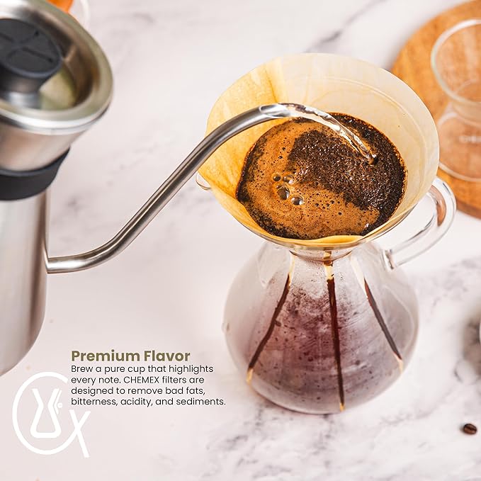 Chemex Bonded Filter - Half Moon - 100 ct