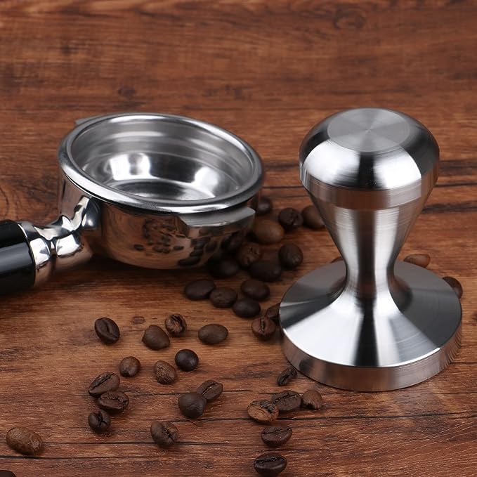 Espresso Tamper 58mm Coffee Tamper 100% Stainless Steel Espresso Hand Tamper Tool