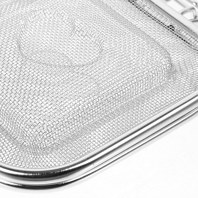 Stainless Steel Bread Baking Cooling Rack with Sandwich Grill Net, Multi-purpose Oven Baking Tool for Fast Sandwich Making and Bread Cooling