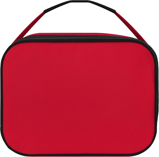 FOCO NFL Unisex-Adult Officially Licensed Wordmark Team Color Big Logo Football Zip Closure 7L Lunch Bag - Tampa Bay Buccaneers