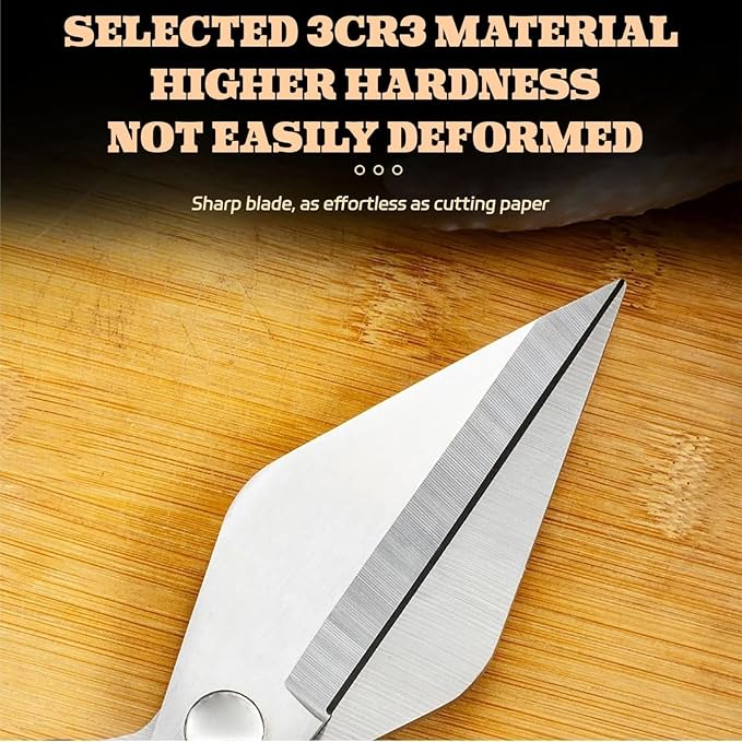 Heavy Duty Kitchen Shears, Multifunctional Heavy-Duty Kitchen Shears, Japanese Cooking Shearss for Chicken, Meat, Seafood Cutting