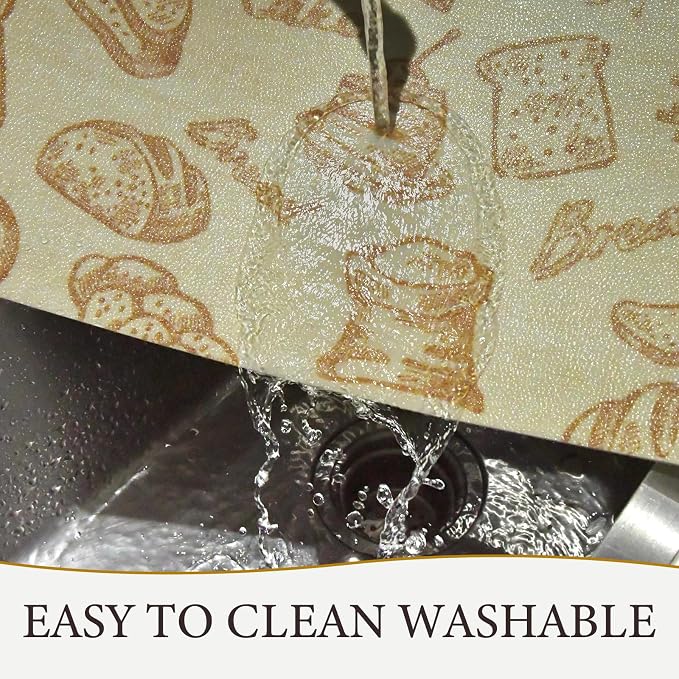 Vinyl Placemats Set of 4-12x17 Inch - Heat Resistant Washable Place Mats Waterproof Non-Slip Wipeable Table Mats for Dining Table Decor, Indoor/Outdoor Plastic Mat