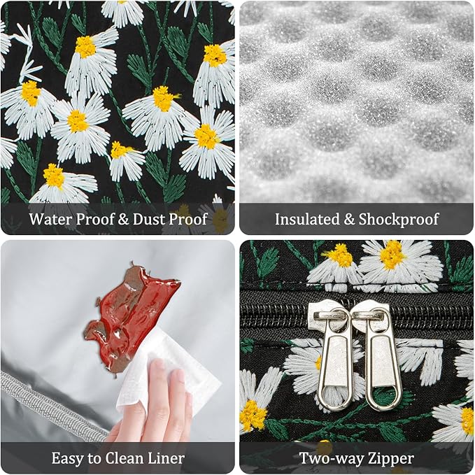 MEXS Insulated Lunch Bag for Women Men Large Reusable Lunch Box Adult Leakproof Portable Cooler Tote Bags for Work Picnic