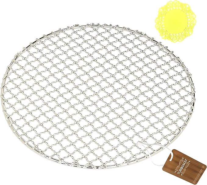 Multi-Purpose Round Barbecue Cooling Rack for Steaming Dia 7.5" Heavy Duty Stainless Steel for Grill/Instant Pot/Pressure Cooker/Oven (190mm/7.5")