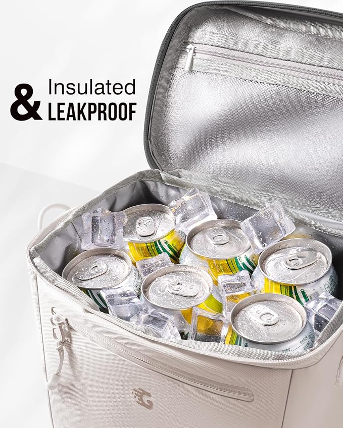 GLORIEROO Insulated Lunch Box Bag Women - Waterproof Leakproof Lightweight Reusable Cooler for Work Picnic