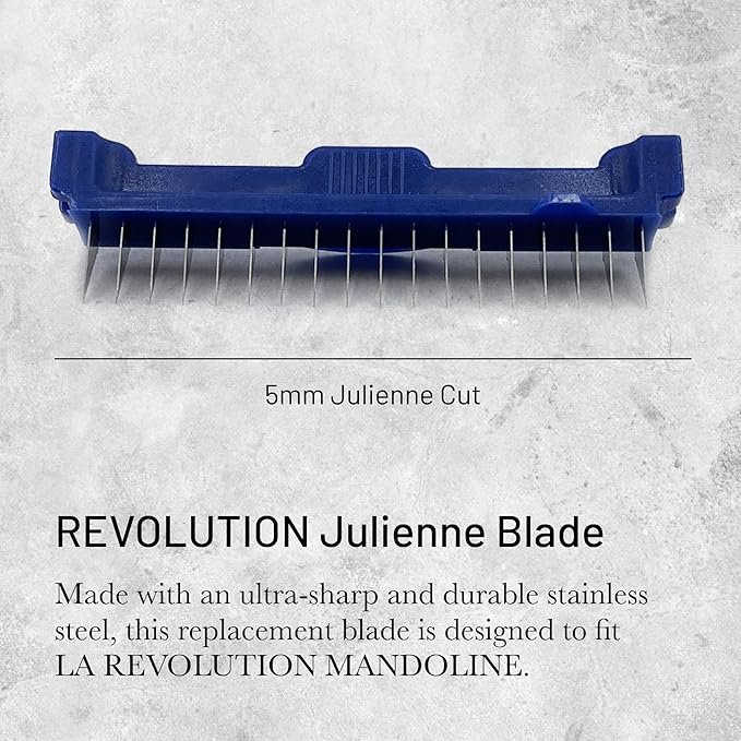 de Buyer REVOLUTION Julienne Blade - 5 mm - Ultra-Sharp Stainless Steel Replacement Blade - Designed for LA MANDOLINE REVOLUTION - Made in France