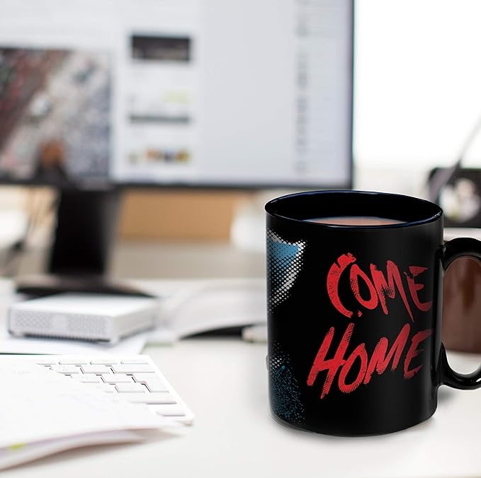 Morphing Mugs IT Chapter 2 – Pennywise – Come Home Heat Sensitive Mug – Ceramic Horror Film Color Changing Heat Reveal Coffee Tea Mug – by Trend Setters Ltd MMUGC972