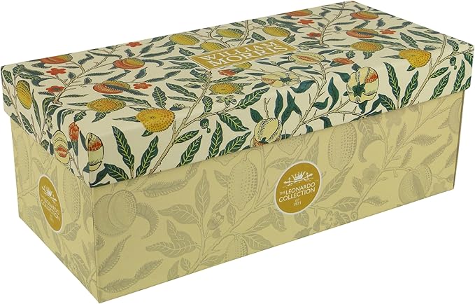 The Leonardo Collection Fruits Mug Set of 2 William Morris, Tea and Coffee Mugs for Hot Drinks | Fine China Printed Mugs for Kitchen & Home | Reusable Ceramic Cups for Every Occasion