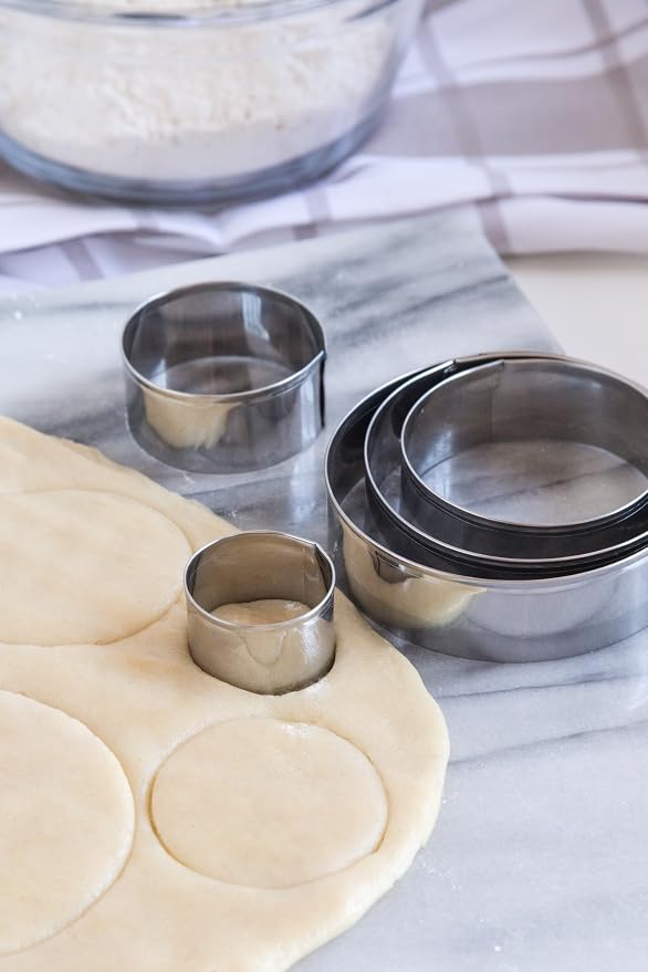 Fox Run - 3681 Fox Run, 1 x 4 x 4 inches, Circle Cookie Cutter Set