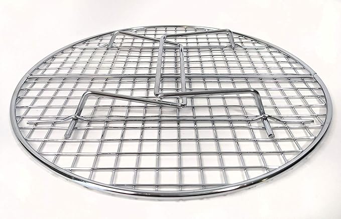 Update International-STR1475 14.75" Chrome-Plated Steamer Rack - Silver