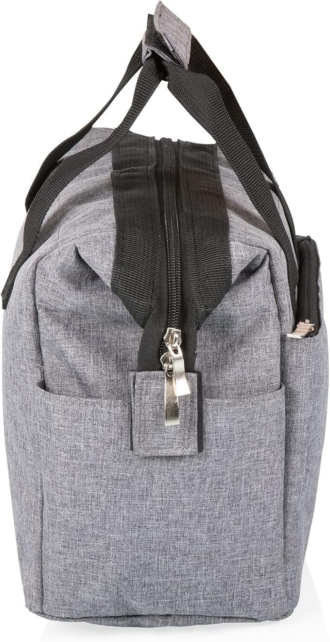 PICNIC TIME Star Wars Mandalorian Mythosaur Skull On The Go Lunch Bag, Soft Cooler Lunch Box, Insulated Lunch Tote, Leak-Resistant Work Lunchbox, Reusable Thermal Cooler Bag, (Heathered Gray)