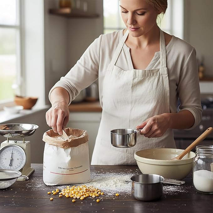 3PCS Measuring Cup, HIA 1 Cup Stainless Steel Metal Measuring Cups with Ergonomic Handle, Great for Wet and Dry Ingredients