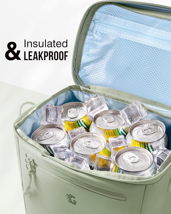 GLORIEROO Insulated Lunch Box Bag Women - Waterproof Leakproof Lightweight Reusable Cooler for Work Picnic