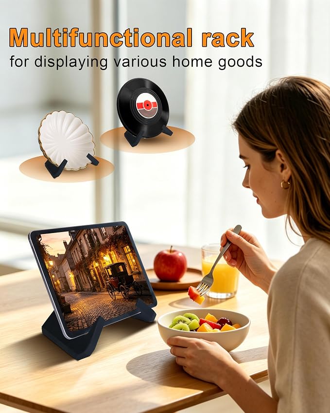 Cookbook Stand for Kitchen, Wooden Cookbook Holder, Rustic Cook Book Holder Stand with Natural Wooden Grains, Recipe Book Holder for Kitchen Counter Gift for Home Chefs Cook Lovers