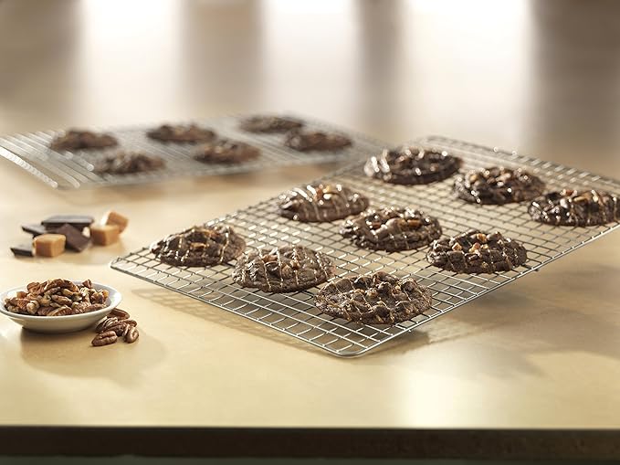 USA Pan Oven Safe Jelly Roll Cooling Rack, Nonstick Stainless Steel