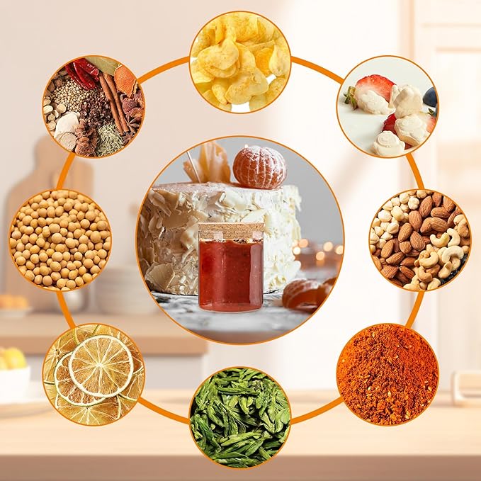 Airtight Glass Storage Containers with cork Lid, for Kitchen Pantry Organization and Storage jar，Ideal for Coffee Beans Snacks Flour Cereal Sugar Tea 16oz. (Circular 3.9 * 3.3in*2pcs)
