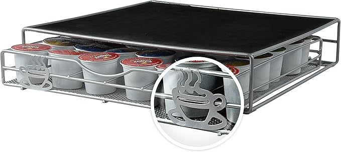 Southern Homewares Brand New Keurig K-cup Storage Drawer Coffee Holder for 36 K-cups Sealed, Gray