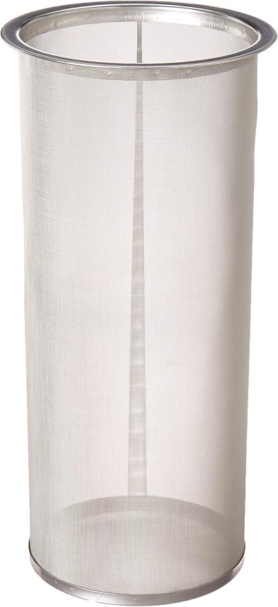 1 Gallon Cold Brew Coffee Filter for Kitchentoolz Gallon Cold Brew Makers - Metal Micro Mesh Filter for Large Batch Cold Brewing - Small Lip Construction to Rest on our 110mm Wide Mouth Jars