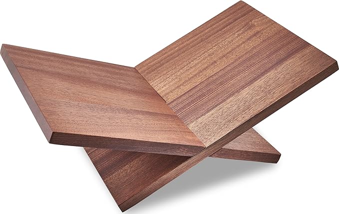 Honygebia Solid Wood Book Stands - Cross Frame Sapele Wooden Book Holder, Open Bookstand for Display and Reading, Suitable for Art, Bible, Cookbook, Easel, Magazine, Textbooks