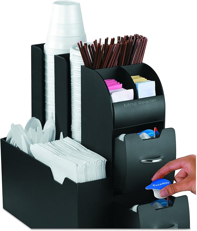Mind Reader Coffee Pod and Cup Organizer Bundle (30 Pod Capacity)