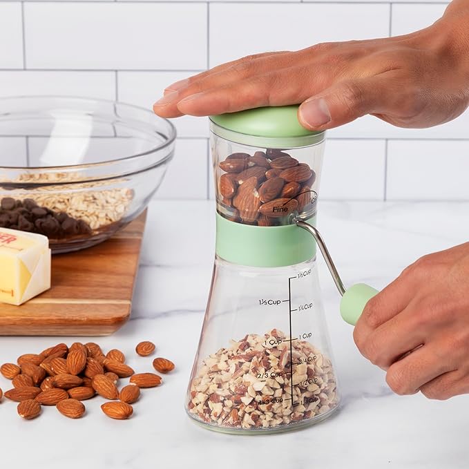 Prepworks by Progressive Nut Chopper with Non-Skid Base (Pistachio)