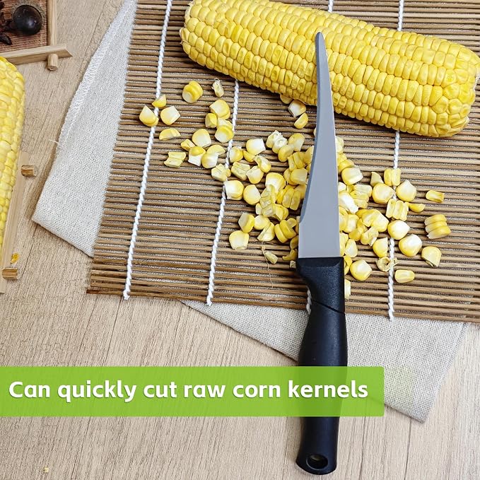 Corn Peeler,Corn Stripper Tool,Corn knife for corn removal,Corn Cutter,Corn Peeling Knife,Corn Scraper,Quick Corn Grain removal, Kitchen Multifunctional Knife（1Pcs）