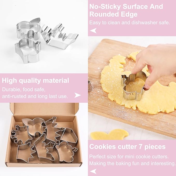 Crown Cookie Cutter Baking Cookie Biscuit Princess Girls Holiday Heart Gifts Decorative Party 3.5" Kitchen Cake Supplies (Queen Crown Cookie Cutters Set)