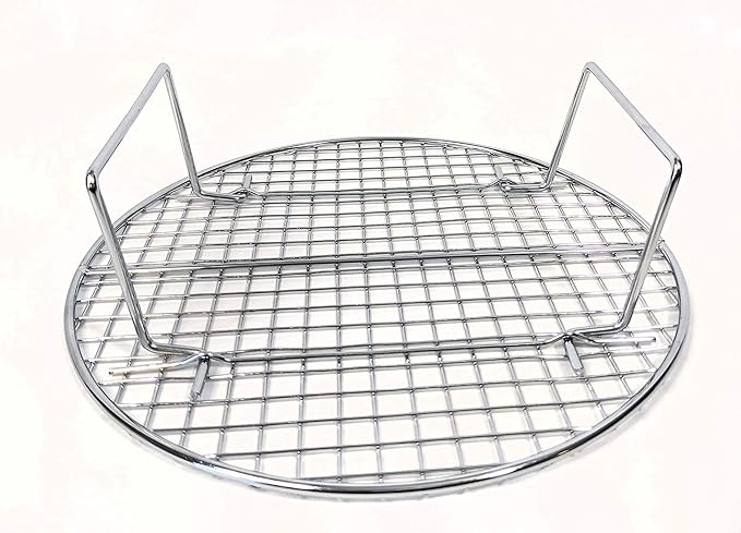 Update International-STR1475 14.75" Chrome-Plated Steamer Rack - Silver