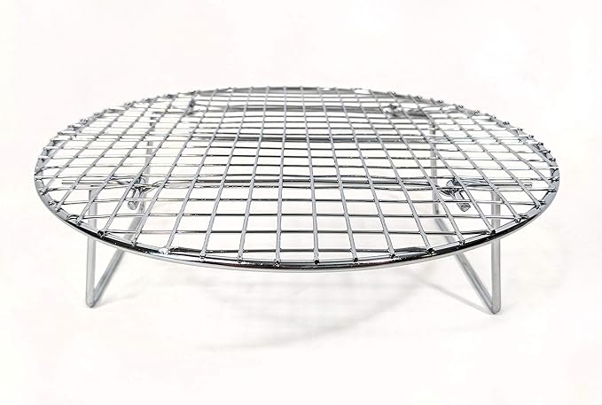 Update International-STR1475 14.75" Chrome-Plated Steamer Rack - Silver