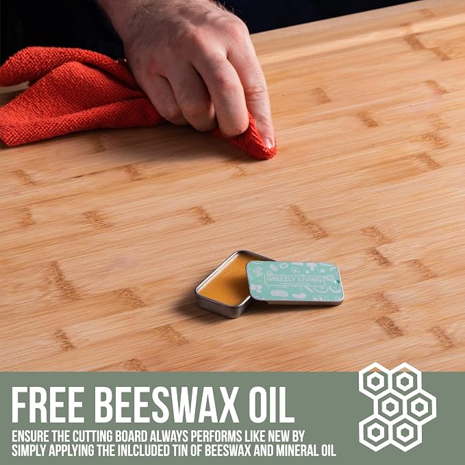 Gigantic Extra Large Cutting Board for Kitchens 36 x 24 - Heavy Duty Bamboo Chopping Boards Butcher Block Meat & Veg - Large Wooden Gas Stove Top & Countertop (36x24) Giant Noodle and Pasta Board XXXL