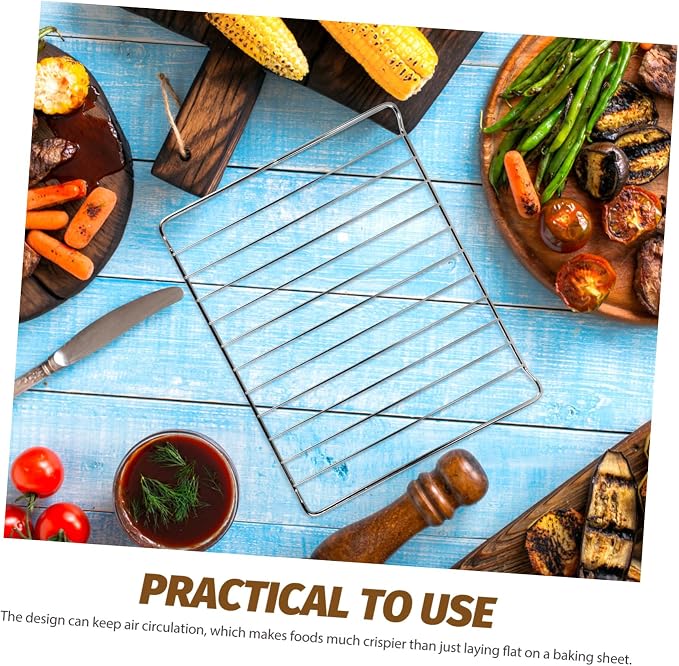 Alipis Stainless Steel Baking Rack Heavy Duty Wire Cooling Rack for Oven Use Dishwasher Construction for Baking and Cooking Supports Heavy Weight