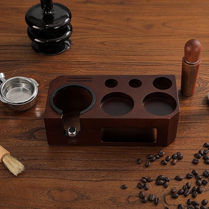 Espresso Tamping Station – Premium Non-Slip Design for Perfect Tamping, Durable & Lightweight, Fits Portafilter Up to 58mm