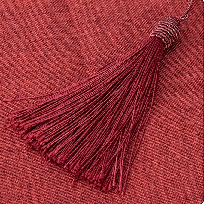 Table Runner Linen Red 12 x 106 Inch, Tablerunner Linen Look Solid Color, Modern Easy Care Table Runner for Dining Table, Coffee Table, Restaurant,Decoration
