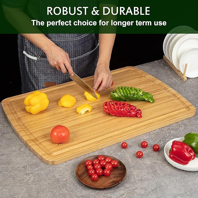 Wood Stove Top Cover Board, Noodle Board Stove Cover for Gas Stove and Electric Stove, Wooden Stovetop Cover Cutting Board for Counter Space