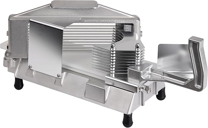 Commercial Tomato Slicer, 1/4" Slice, Stainless Steel Blades, NSF Certified for Restaurants (29A-014-1/4)
