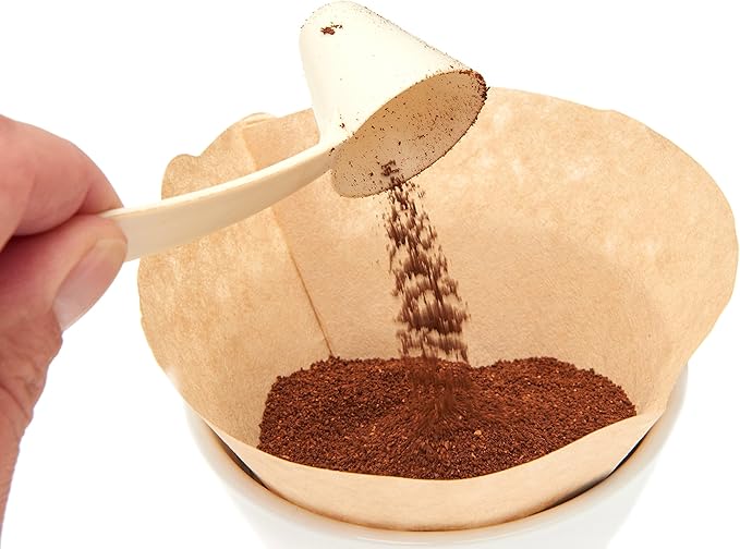 Fino Pour-Over Disposable Coffee Filters, Number 2-Size, Brews 2 to 6-Servings, Box of 100,Brown