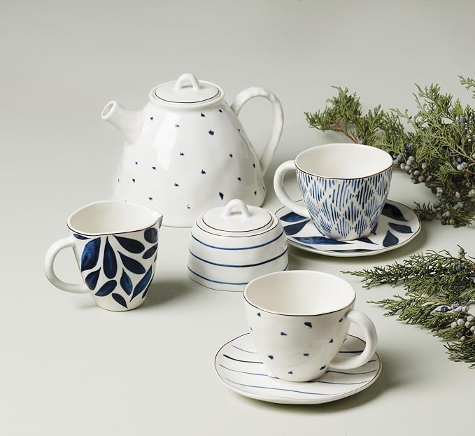 Lenox 893764 Blue Bay 9-Piece Tea Set