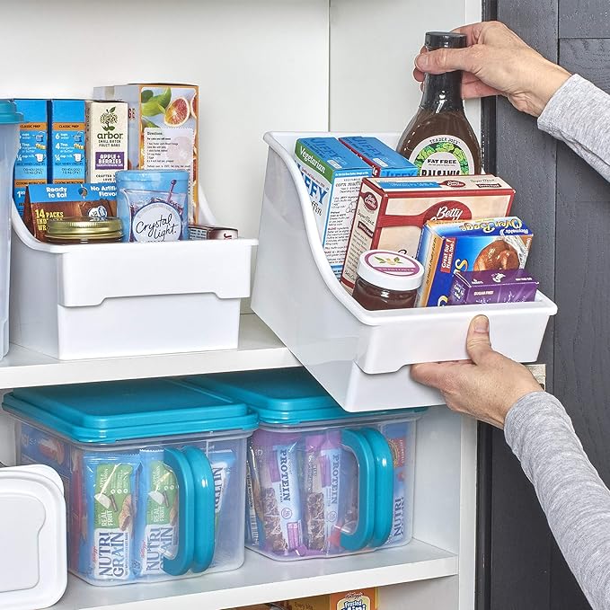 Buddeez Medium Pantry Storage Bin, Set of 2